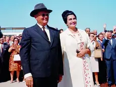 August 1963 --- Marshal Tito and His Wife --- Image by © Bettmann/CORBIS