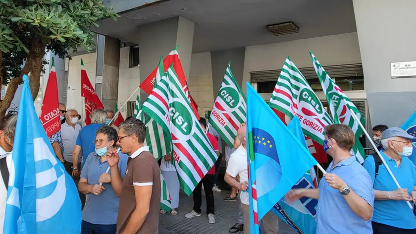 Lasorte Trieste 06/07/21 - Via S.Anastasio, INPS, Presidio Sindacati