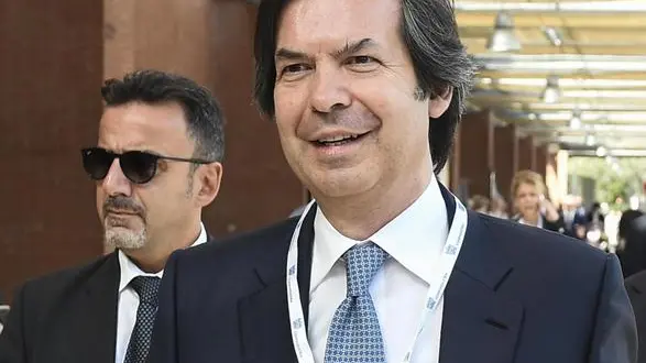 Carlo Messina, direttore generale di Intesa San Paolo, durante l'Assemblea di Confindustria a Roma, 24 maggio 2017. ANSA / LUIGI MISTRULLI