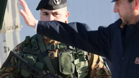 Lasorte Trieste 05/02/19 - Pesek. Forze dell'Ordine