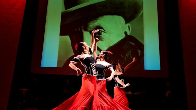 Uno spettacolo di flamenco al teatro sloveno