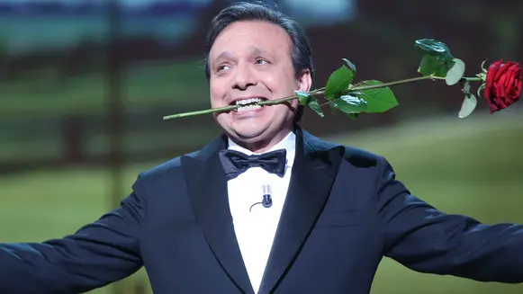 20/03/2015 Milano, trasmissione televisiva Grand Hotel Chiambretti, Nella foto, Piero Chiambretti