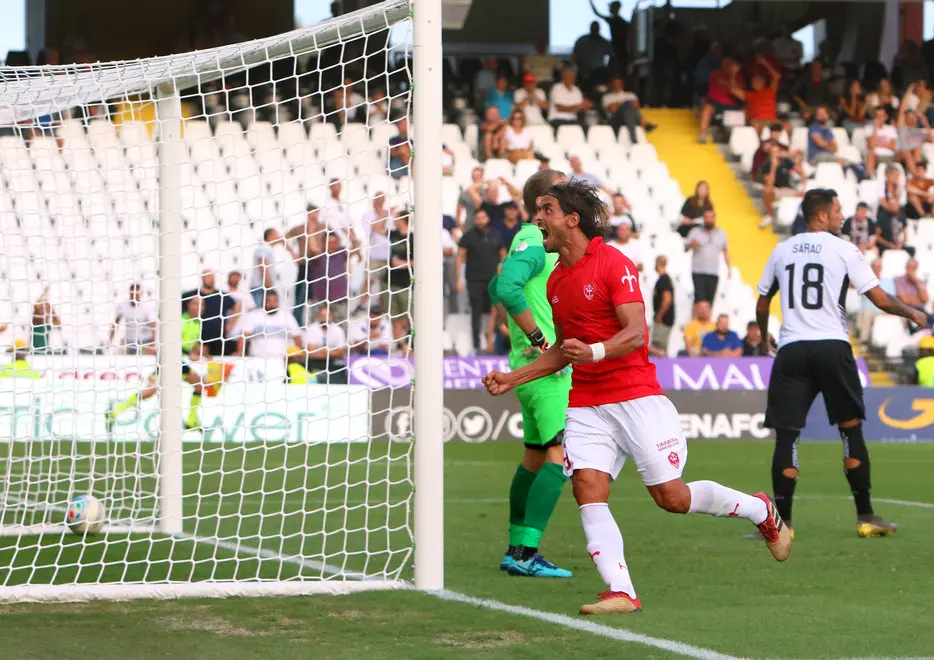 Lasorte Trieste 15/09/19 - Calcio Serie C, Cesena - Triestina, Gol ed Esultanza Granoche 2 - 2