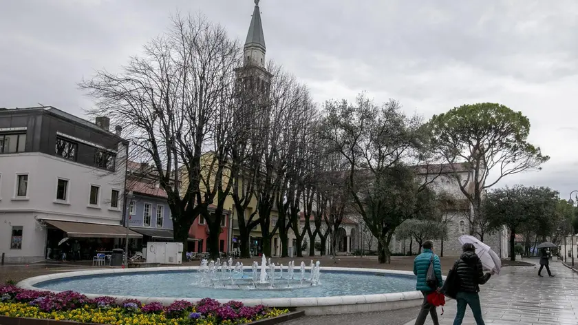 Il riqualificato centro storico con anche la parte di piazza Unità Foto Katia Bonaventura