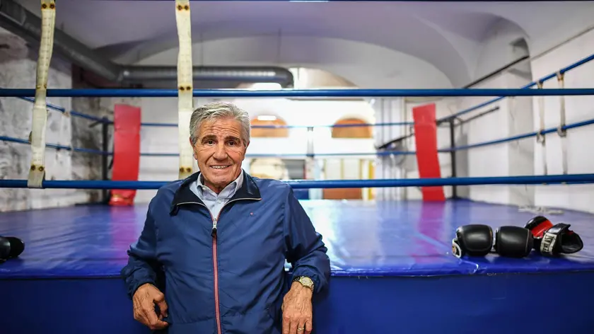 Nino Benvenuti, oro olimpico a Roma 1960 ed ex campione del mondo di pugilato dei pesi medi e superwelter, in una immagine del 10 aprile 2017. ANSA/ALESSANDRO DI MEO