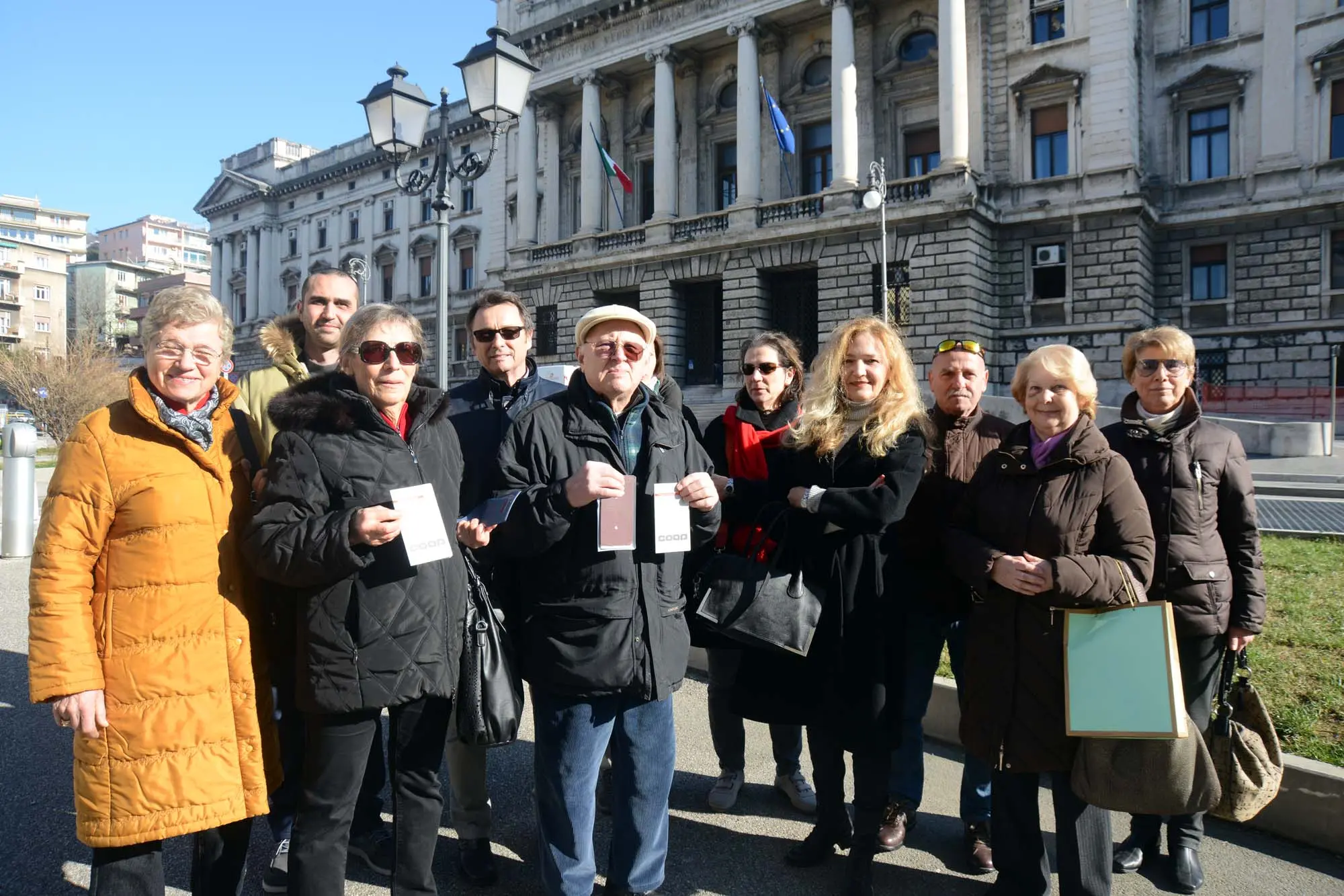 Foto Bruni Trieste 16.02.2017 Tribunale Trieste:Vertenza delle Coop