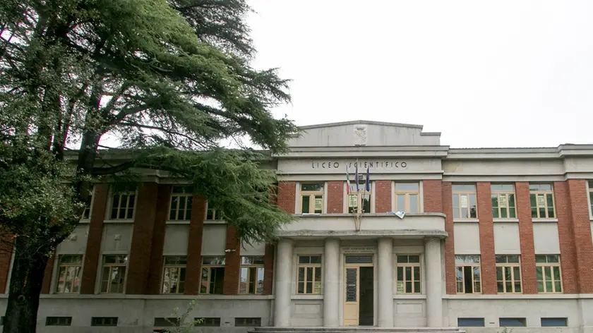 Bonaventura Monfalcone-31.08.2020 Lavori in corso per l'adattamento della scuola-Liceo scientifico-Monfalcone-foto di Katia Bonaventura