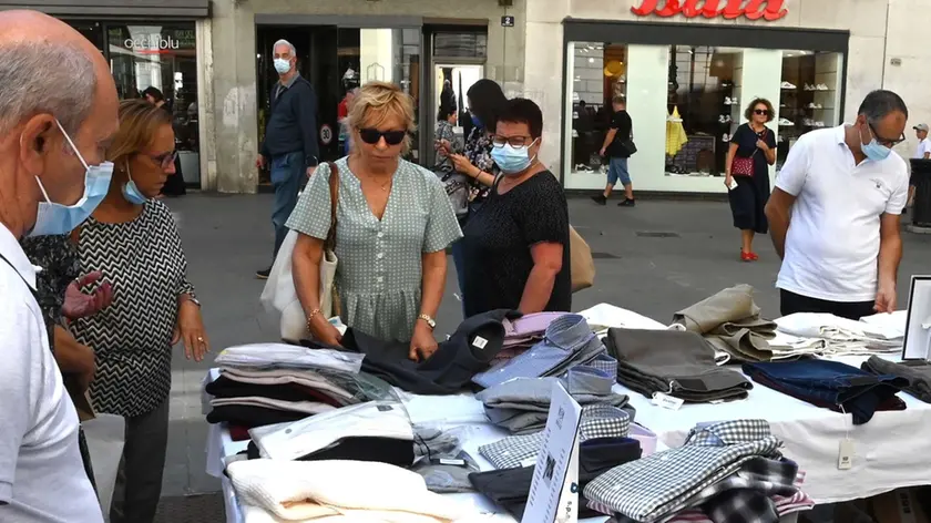 Foto BRUNI Trieste 04.09. 21 Lo sbaracco dei commercianti