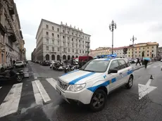 Un mezzo della Polizia locale