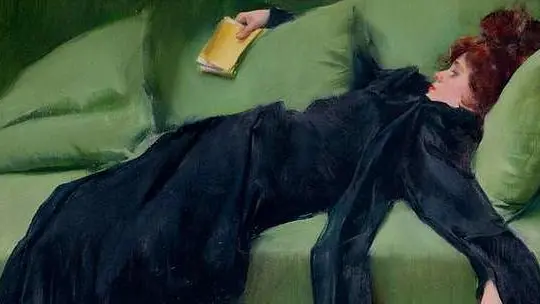 La Giovane decadente dopo il ballo, di Ramon Casas (1899): uno dei dipinti associati al concetto di noi