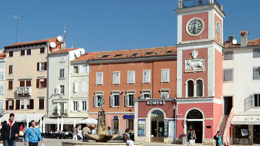 Una veduta del centro di Rovigno (archivio)