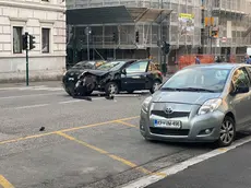 L’incidente di ieri all’alba in prossimità del semaforo fuori uso
