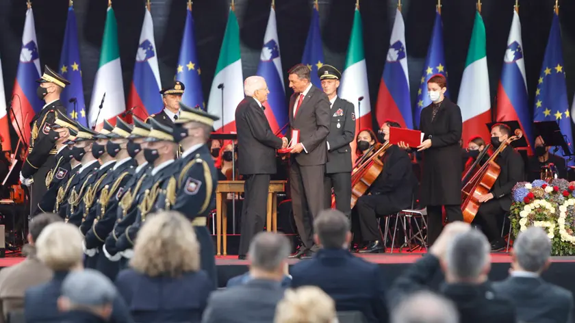 Bumbaca Gorizia 21_10_21 Mattarella e Pahor Transalpina Foto Pierluigi Bumbaca