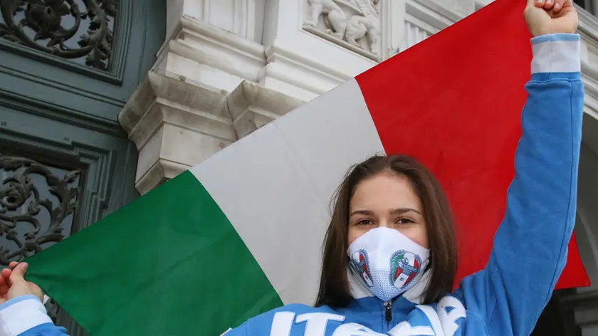 Lasorte Trieste 23/01/2021 - Piazza Unita', Manifestazione SGT, Societa' Ginnastica Triestina, Veronica Toniolo