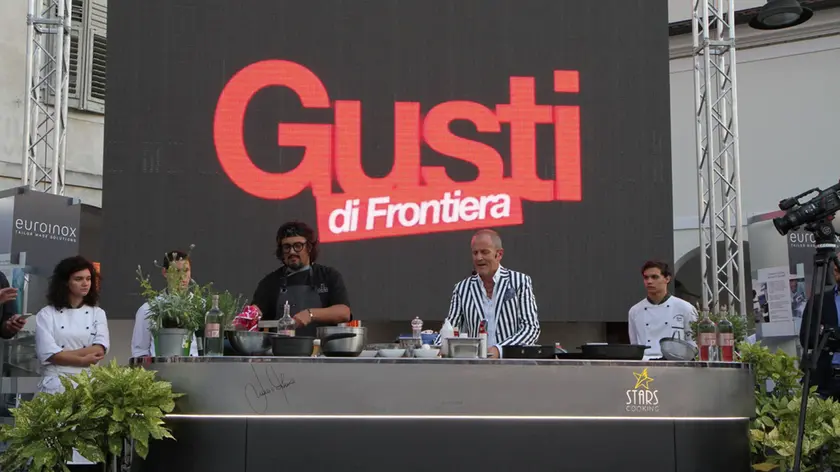 Bumbaca Gorizia 22-09-2016 Gusti di frontiera showcooking Alessandro Borghese © Fotografia di Ilaria Tassini