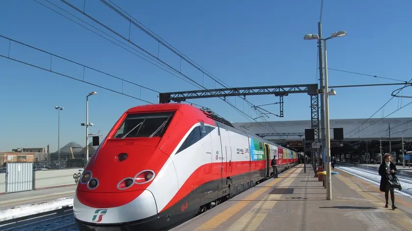 Un treno dell'alta velocità