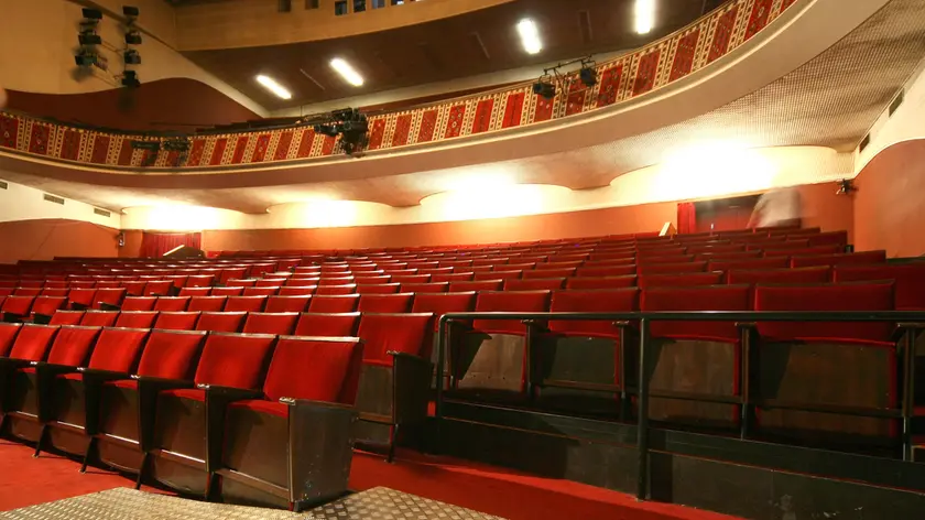 Un'immagine della sala del teatro Stabile sloveno