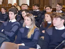 Lasorte Trieste 23/01/17 - Sala Consiglio Comunale, Sindaco Dipiazza con studenti della nuova Accademia nautica