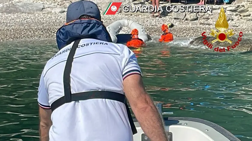 L'intervento della Guardia Costiera