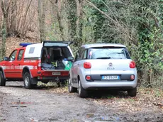 La Fiat 500L di Roberto Volo in mezzo al bosco Foto Petrussi