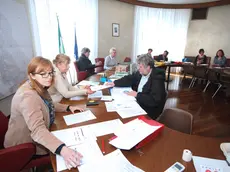 La presentazione delle liste elettorali in municipio a Trieste (foto Lasorte)