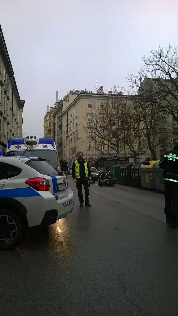 Un'altra immagine dell'incidente a San Giacomo (Raffaele Spena via Twitter)