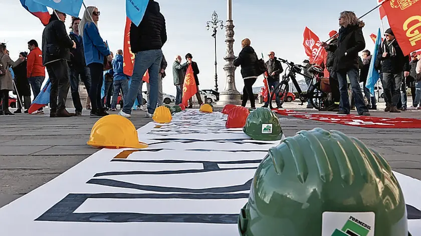 Il sit-in Foto Andrea Lasorte