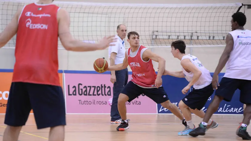 Stefano Tonut contro Michi Ruzzier in allenamento