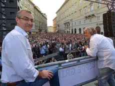 Beppe Grillo a Trieste per la campagna elettorale delle regionali 2013