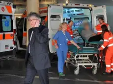Foto BRUNI TRieste 21.03.12 Pronto Soccorso Cattinara:Renzo Tondo,visita a sorpresa