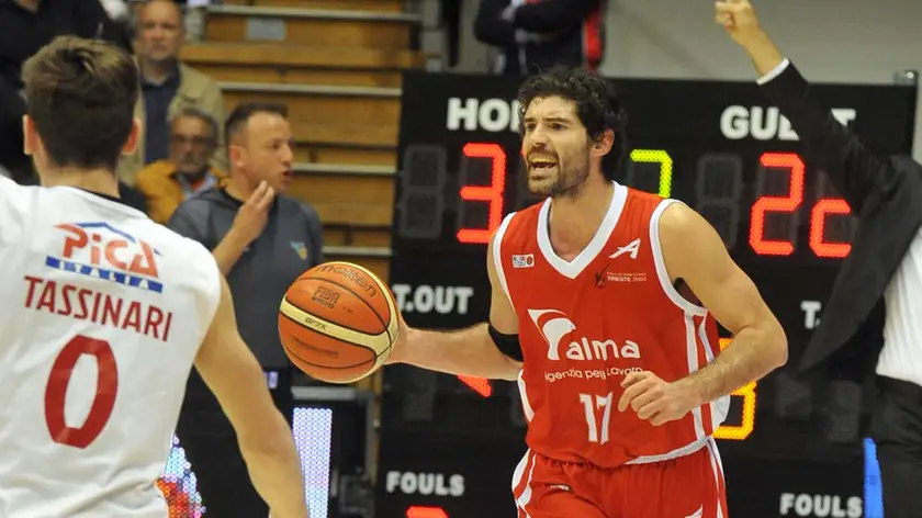 Foto BRUNI 22.04.17 Pallacanestro Alma Trieste-Imola-Prandin