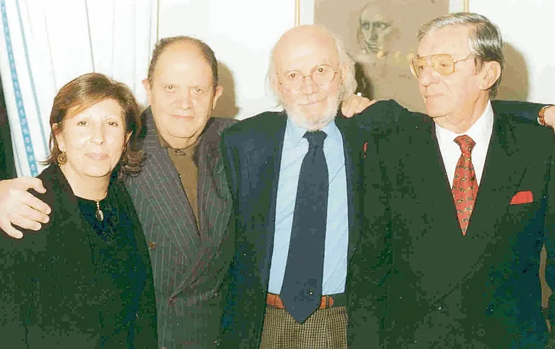 Levantesi e Kezich con Armando Trovajoli e Lelio Luttazzi