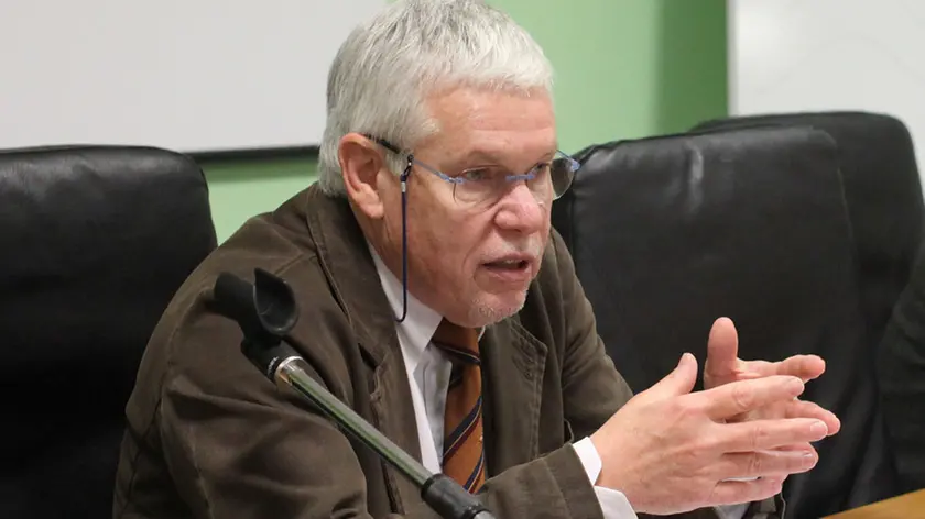 Lasorte Trieste 27/03/15 - Ordine dei Medici, Conferenza Stampa; Mauro Melato, Presidente Claudio Pandullo