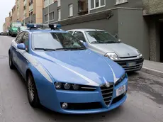 Un'immagine d'archivio di una Volante della polizia