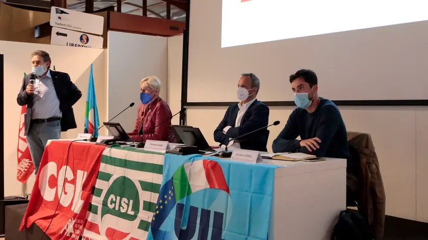 Silvano Trieste 2021-09-22 Cgil con i candidati sindaco