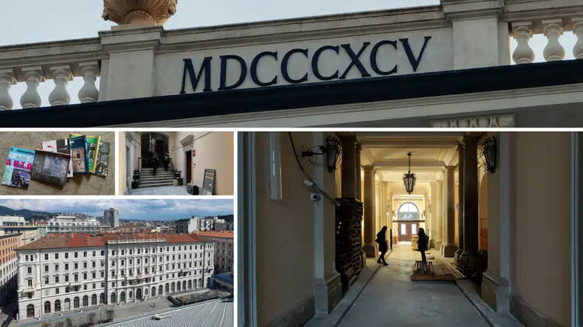 Alcune immagini del palazzo delle ex Ferrovie pronto al restauro (Fotoservizio Andrea Lasorte)