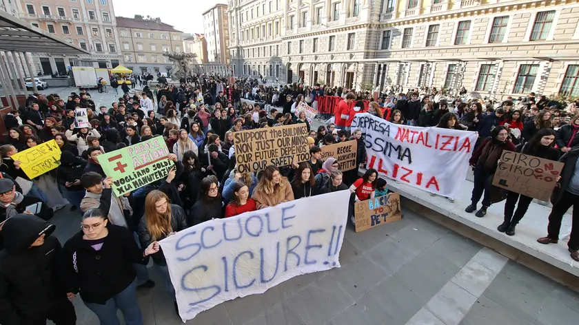 Il corteo studentesco di martedì (Lasorte)