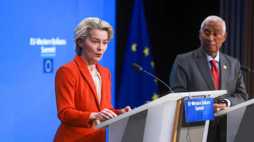 Ursula von der Leyen durante il summit