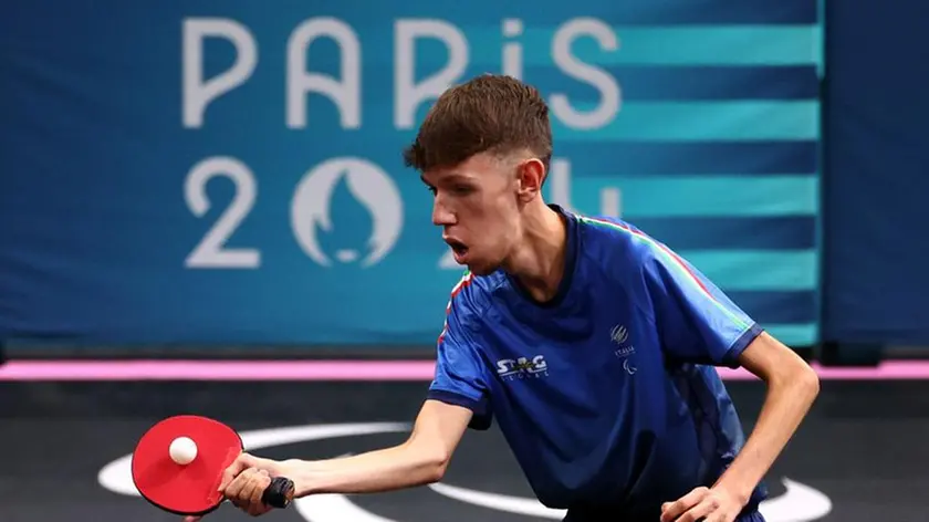 Il campione paralimpico Matteo Parenzan