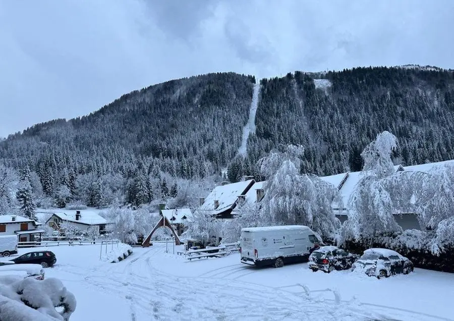 La neve a Ravascletto-Zoncolan