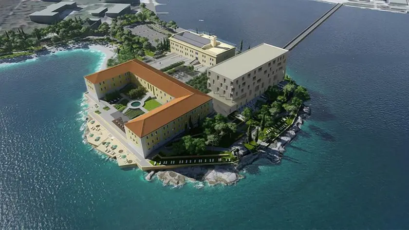 Un rendering dell’Heritage&Resort Hotel monumenti. Foto Parlatina