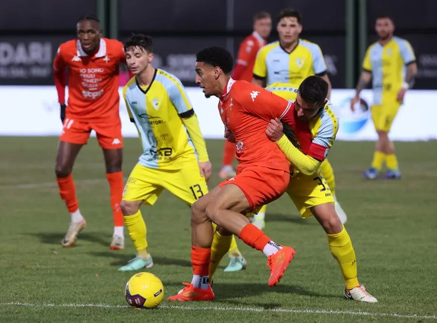 Un momento del match tra Triestina e Arzignano (Lasorte)