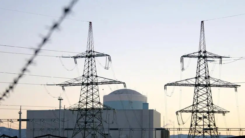 Uno scatto della centrale nucleare di Krško in una foto d’archivio