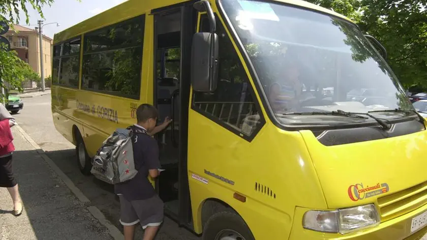 Il servizio scuolabus promosso dal Comune di Gorizia Foto archivio Bumbaca