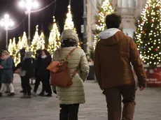 Triestini e turisti in centro a Trieste (Lasorte)