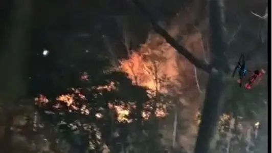 L'incendio a Borgo San Sergio