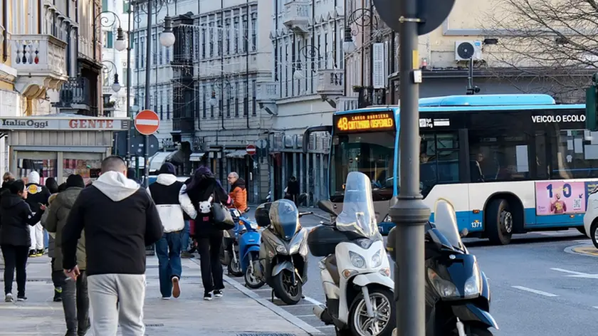 Largo Barriera a Trieste, luogo della rapina