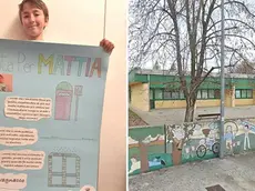 Mattia Cossettini con il suo programma per il Consiglio dei ragazzi e la scuola di Tavagnacco