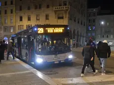 L'autobus della linea 29 in piazza Goldoni Foto di Francesco Bruni