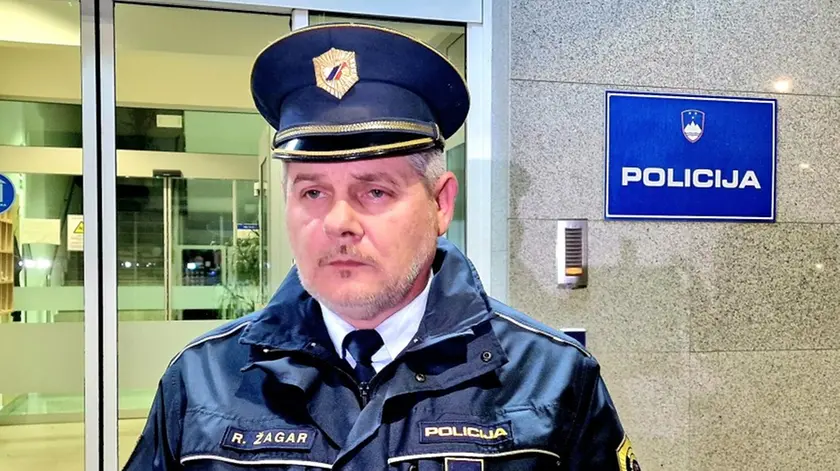 Il capo del dipartimento di polizia di Ilirska Bistrica, Robert Žagar.